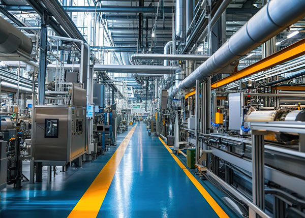 industrial-factory-floor clean industrial facility floor